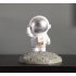 Astronaut Model Mobile Phone  Holder Bracket Night Light Fashion Stable Anti slip Tablet Desktop Stand Resin Decorative Crafts Kung Fu  Golden 