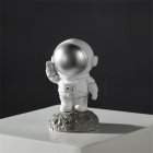 Astronaut Model Ornaments Spaceman Crafts Decoration For Home Desktop Living Room Bookshelves Car silver