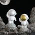 Astronaut Model Ornaments Spaceman Crafts Decoration For Home Desktop Living Room Bookshelves Car gold
