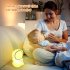 Astronaut Night Light For Kids Room Silicone Night Lamp Baby Nursery Night Lights Children Toddler Room Decor White