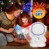 Astronaut Night Light For Kids Room Silicone Night Lamp Baby Nursery Night Lights Children Toddler Room Decor White
