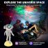 Astronaut Projector Night Light With Remote Control Timer Adjustable Projection Angle Astronaut Light For Bedroom Gaming Room Home Theater Office Desk colorful 