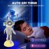 Astronaut Projector Night Light With Remote Control Timer Adjustable Projection Angle Astronaut Light For Bedroom Gaming Room Home Theater Office Desk colorful 
