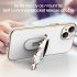Astronaut Stand Phone Case for iPhone Series Mini Shockproof Silicone Phone Kickstand Cover Black iPhone14 Pro