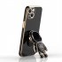 Astronaut Stand Phone Case for iPhone Series Mini Shockproof Silicone Phone Kickstand Cover Black iPhone14 Pro