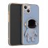 Astronaut Stand Phone Case for iPhone Series Mini Shockproof Silicone Phone Kickstand Cover Pink iPhone14