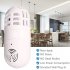 Atomi Zabber Ultrasonic Mosquito Repellent Insect Killer Lamp Environment Cleaning Control Reject Devices EU Plug