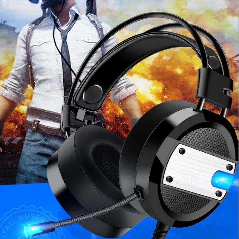 A10 Gaming Headset with Microphone Professional Wired Gaming Bass Over-Ear Headphones with Mic 3.5mm 