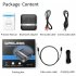 Audio Adapter Portable 2 in 1 Audio Receiver Transmitter Wireless Transmission System Wireless Audio Adapter Black