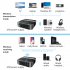 Audio Adapter Portable 2 in 1 Audio Receiver Transmitter Wireless Transmission System Wireless Audio Adapter Black