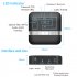Audio Adapter Portable 2 in 1 Audio Receiver Transmitter Wireless Transmission System Wireless Audio Adapter Black