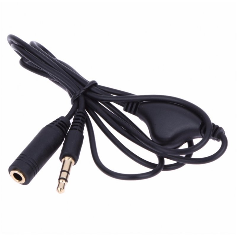 Audio Cable 3.5 Male to Female Headset Extension Audio Cable 1 pack