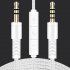 Audio Cable 3 5mm To Jack 3 5mm Speaker Line 1 2m Aux Cable Male To Male With Mic To Volume Control For Headphone black