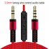 Audio Cable 3 5mm To Jack 3 5mm Speaker Line 1 2m Aux Cable Male To Male With Mic To Volume Control For Headphone black