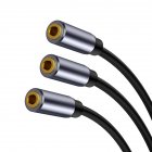 Audio Extension Cable 3.5mm AUX Female to 2 Female Jack Earphone Adapter for Smart Phone 0.3m