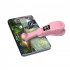 Auto Clicker For Phone Automatic Phone Screen Tapper Simulated Finger Clicking Device For Gaming Shopping pink