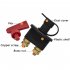 Auto Knob Switch Car Battery Disconnect Safety Kill Cut off Switch Brass Terminals Cut Off Red black