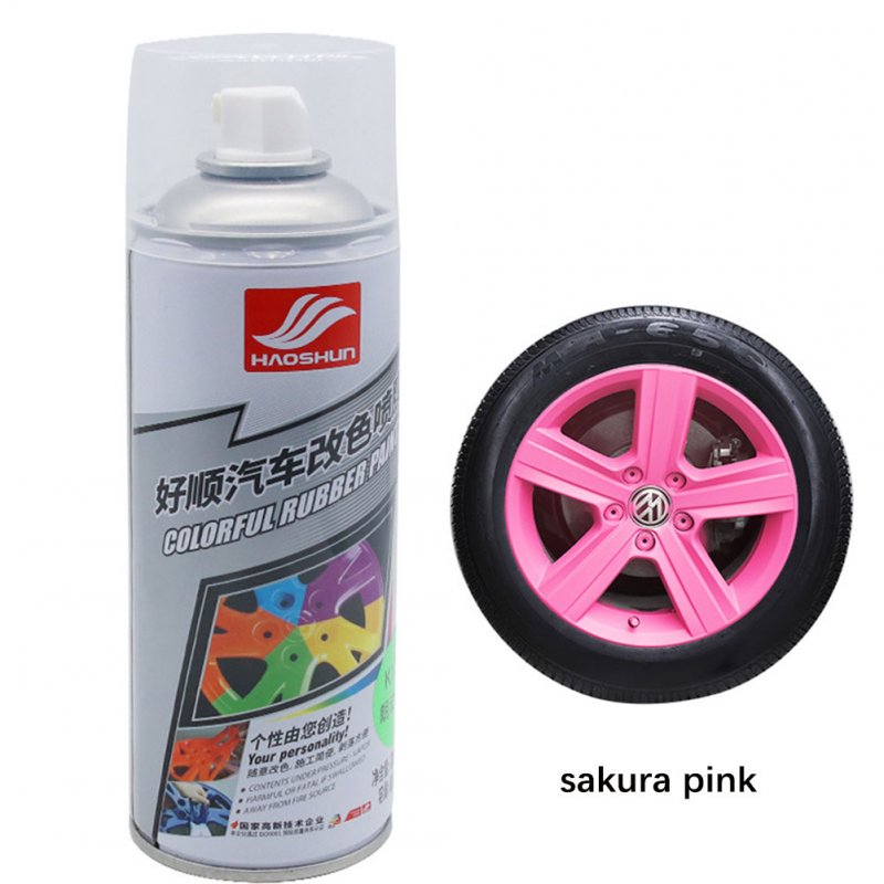Auto Wheel Spray Film Car Tire Color Change Wheel Hub Paint Cherry pink