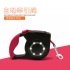 Automatic Adjustable Retractable Traction Rope with LED Lamp Reflector Strap for Pet Dogs Cats