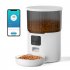 Automatic Cat Feeder Smart Voice Recorder Auto Feeder App Control Cat Food Dispenser for Cat Dog Button Version US Plug