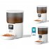 Automatic Cat Feeder Smart Voice Recorder Auto Feeder App Control Cat Food Dispenser for Cat Dog Button Version US Plug