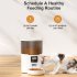 Automatic Cat Feeder Smart Voice Recorder Auto Feeder App Control Cat Food Dispenser for Cat Dog Button Version US Plug