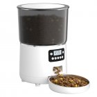 Automatic Cat Food Dispenser 4L Timed Auto Dog Feeders with Desiccant Bag