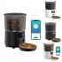 Automatic Cat Food Dispenser 4L Timed Auto Dog Feeders with Desiccant Bag Pet Feeder Black Button PFF040 US Plug