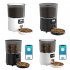 Automatic Cat Food Dispenser 4L Timed Auto Dog Feeders with Desiccant Bag Pet Feeder Black Button PFF040 US Plug