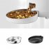 Automatic Cat Food Dispenser 4L Timed Auto Dog Feeders with Desiccant Bag Pet Feeder Black Button PFF040 US Plug