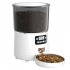 Automatic Cat Food Dispenser 4L Timed Auto Dog Feeders with Desiccant Bag Pet Feeder Black Button PFF040 US Plug