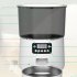 Automatic Cat Food Dispenser 4L Timed Auto Dog Feeders with Desiccant Bag Pet Feeder Black Button PFF040 US Plug