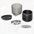 Automatic Cat Food Dispenser 4L Timed Auto Dog Feeders with Desiccant Bag Pet Feeder Black Button PFF040 US Plug