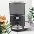 Automatic Cat Food Dispenser 4L Timed Auto Dog Feeders with Desiccant Bag Pet Feeder Black Button PFF040 US Plug