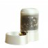 Automatic Cat Food Dispenser Large Capacity Cat Automatic Feeders Easy To Clean Pet Food Containers Detachable Cat Food Dispenser Gravity Dog Feeder Waterer Aut