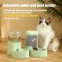 Automatic Cat Food Dispenser Large Capacity Cat Automatic Feeders Easy To Clean Pet Food Containers Detachable Cat Food Dispenser Gravity Dog Feeder Waterer Aut