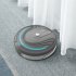 Automatic Cleaner Robot Smart Induction Sweeper for Home Funiture Pet Hair Clean Gray black  common battery models 
