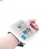 Automatic Digital Wrist Blood Pressure Monitor Sphygmomanometer Tonometer Tensiometer Heart Rate Pulse Meter BP  Monitor White