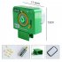 Automatic Feeder Feeding Time Settable Intelligent Large Capacity Food Dispenser for Aquarium Fish Tank Round