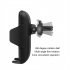 Automatic Infrared QI Wireless Charger Air Vent Car Mount 10W Fast Charging Holder for Phone black