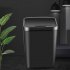 Automatic Intelligent Induction Motion Kitchen Trash Can Home Waste Garbage Bin black