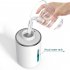 Automatic Liquid Soap Dispenser Rechargeable Electric Soap Dispenser Touchless Soap Dispenser with 4 Adjustable Levels White