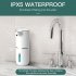 Automatic Liquid Soap Dispenser Rechargeable Electric Soap Dispenser Touchless Soap Dispenser with 4 Adjustable Levels White