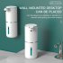 Automatic Liquid Soap Dispenser Rechargeable Electric Soap Dispenser Touchless Soap Dispenser with 4 Adjustable Levels White