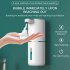 Automatic Liquid Soap Dispenser Rechargeable Electric Soap Dispenser Touchless Soap Dispenser with 4 Adjustable Levels White