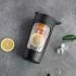 Automatic Mixer Cup 7000rpm Strong Power 650ml Large Capacity Leakproof Electric Shaker Bottles Black