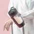 Automatic Mixer Cup 7000rpm Strong Power 650ml Large Capacity Leakproof Electric Shaker Bottles Black
