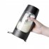 Automatic Mixer Cup Electric Lazy Coffee Cup with Lid for Coffee Juice Milk Drinks white