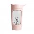 Automatic Mixer Cup Portable Smart Electric Milkshake Cup for Sports Pink