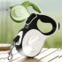 Automatic Retractable Dog Leash One Handed Brake Durable Nylon Pet Walker Tape Lighting Walking Dog Leash Ribbon With Anti Slip Handle For Small Medium Large Do